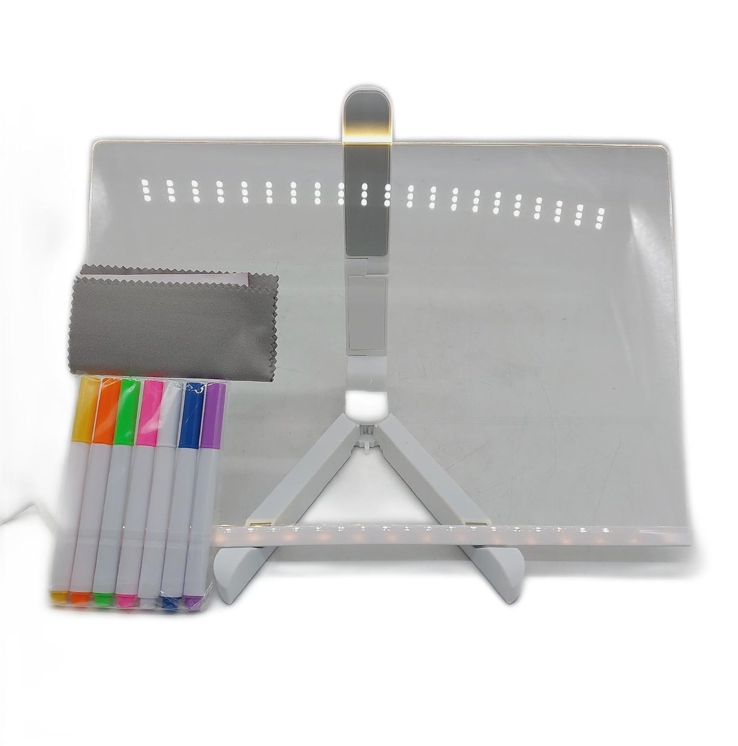 DWOOKE LED Nachrichtentafel Stift Ständer Bürobedarf Modell 7 Farben trocken abw