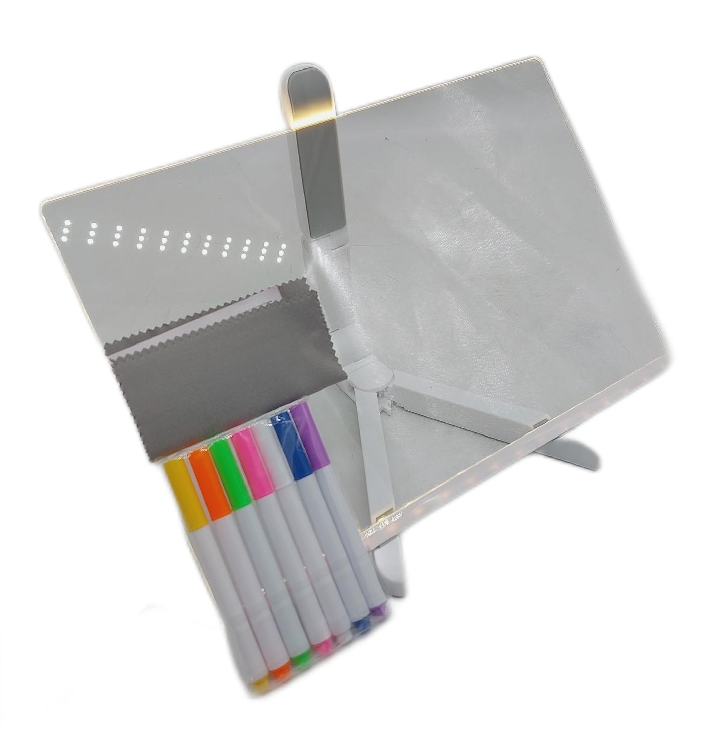 DWOOKE LED Nachrichtentafel Stift Ständer Bürobedarf Modell 7 Farben trocken abw