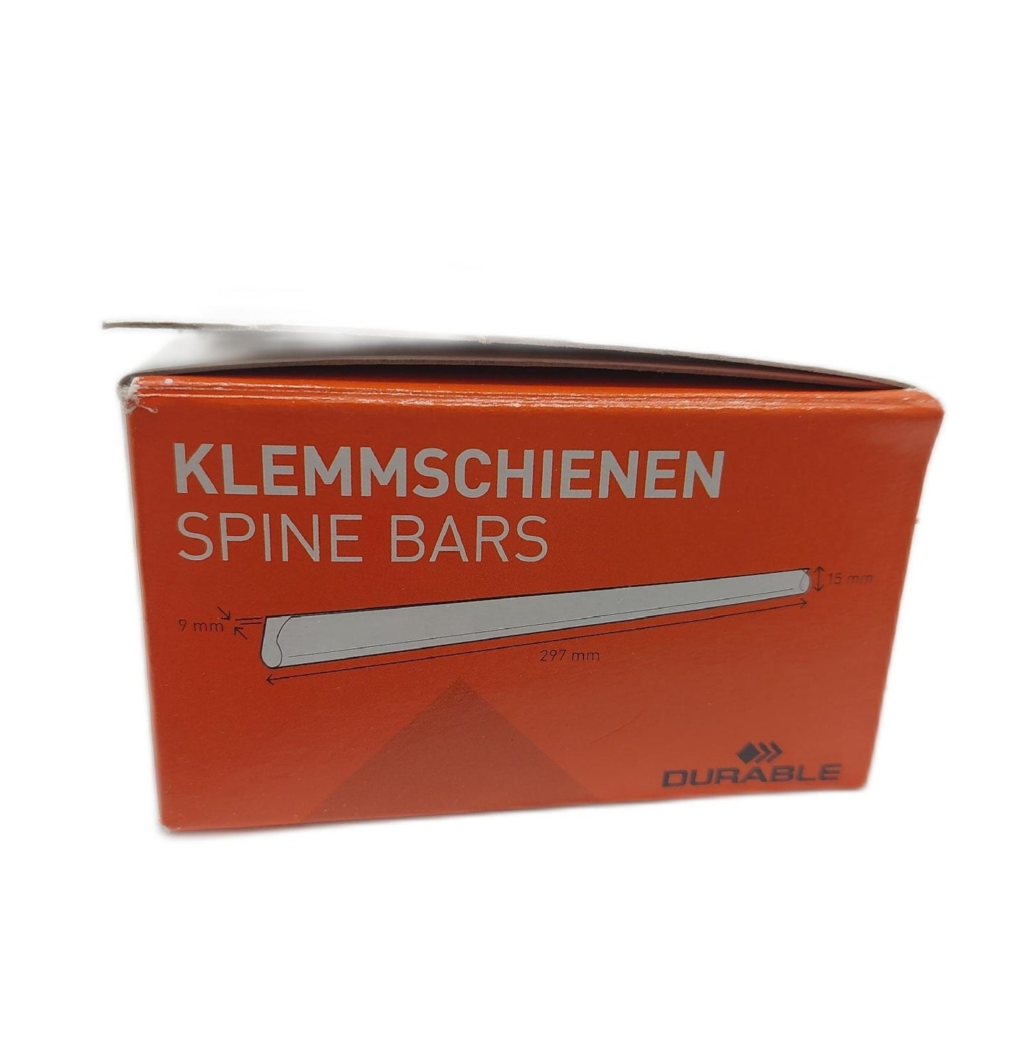 Durable Klemmschiene Bürobedarf Ordner A4 circa 80 Blatt Packung