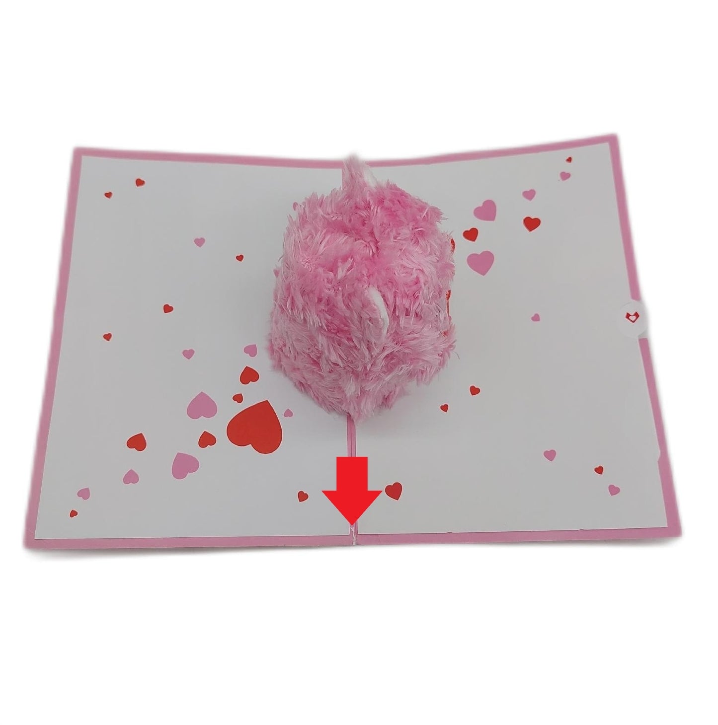 Lovepop Plüsch Pop flauschige Liebeskarte Plüschfigur Valen leichte