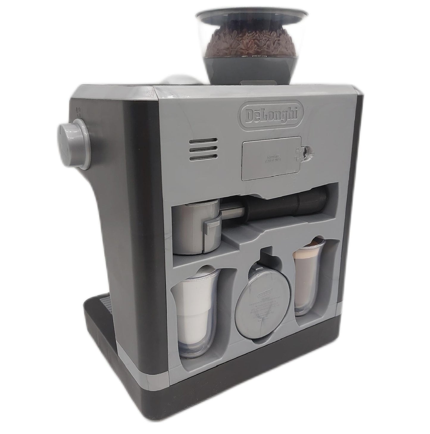 Casdon DeLonghi Barista Kaffeemaschine Spielzeug Kinder Batteriefach defekt
