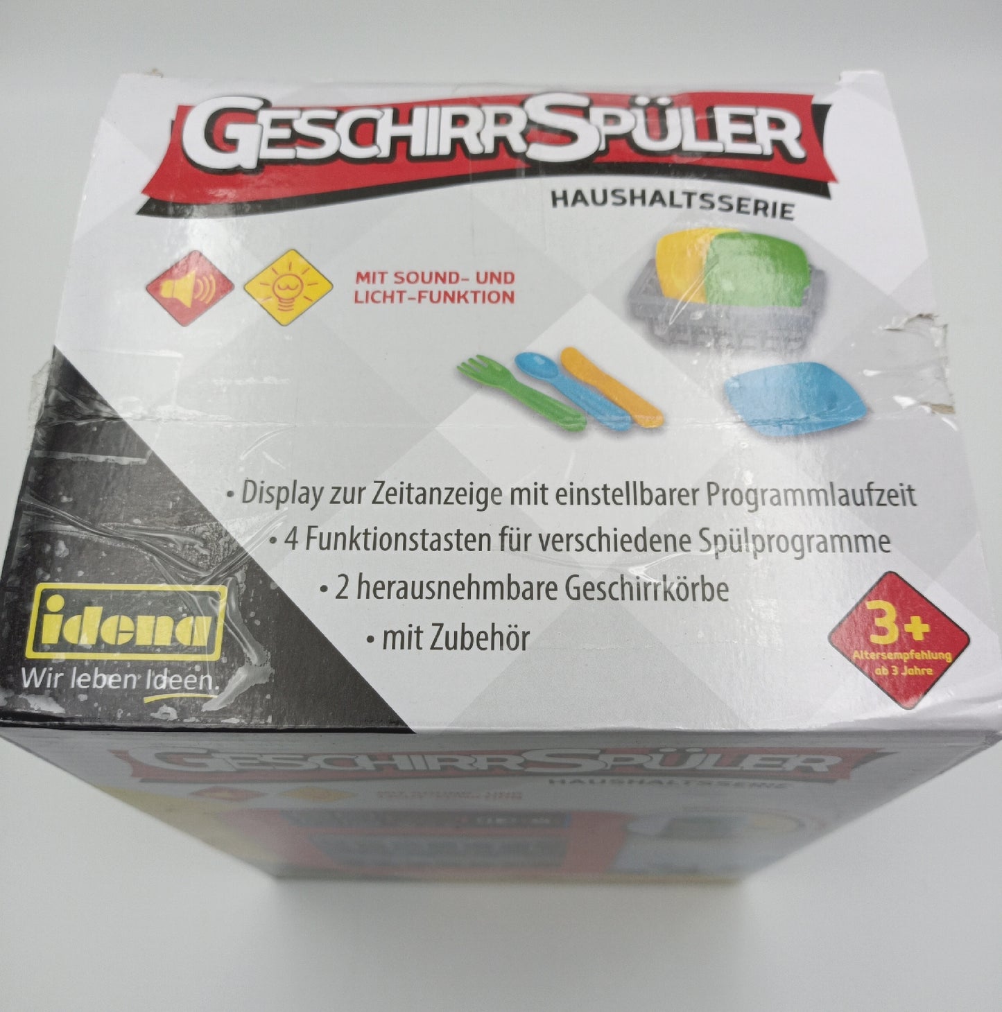 Idena Geschirrspüler Kinderspüler Spielzeug Spülmaschine 40472 Spaß Lernen