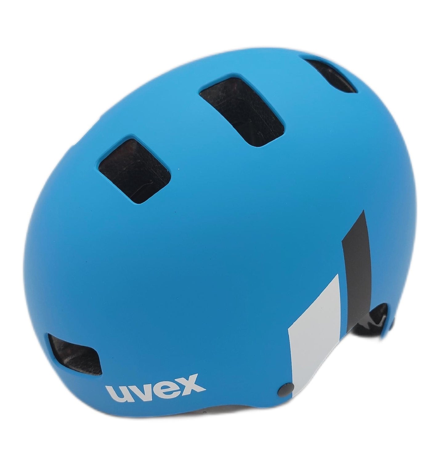 UVEX Fahrradhelm Kinder Helme Kid 3 CC blue white Größen 55 bis 58 cm