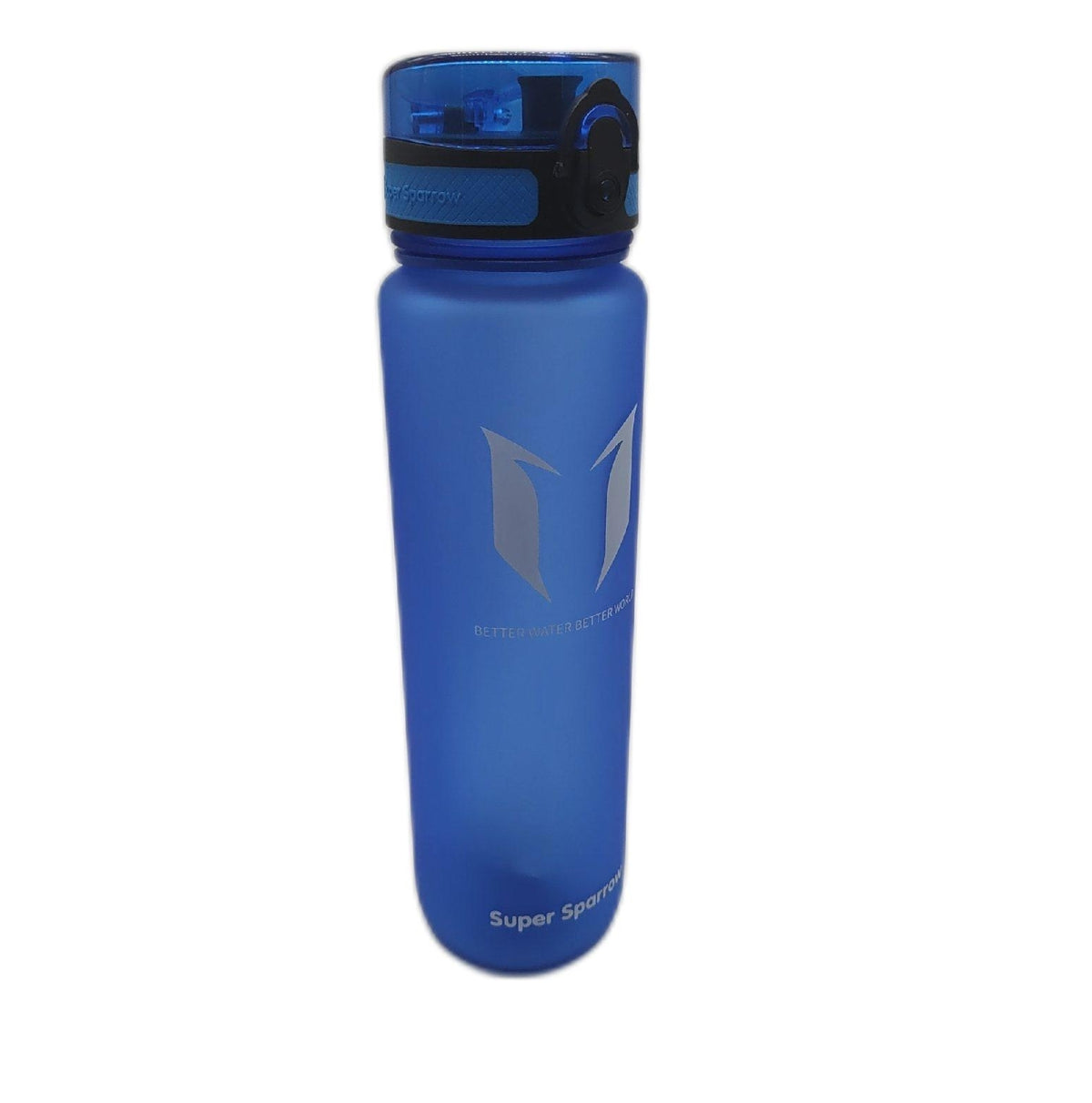 Super Sparrow Trinkflasche Tritan Wasserflasche 1000ml BPA frei Sport Fitness Outdoor leicht nachhaltig