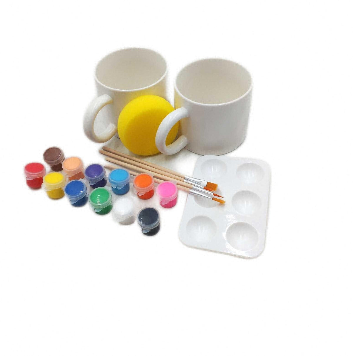 DIY Keramik Bemalen Set Tassen zum Bemalen Kreativ Set Selbst Gestalten DIY DIY