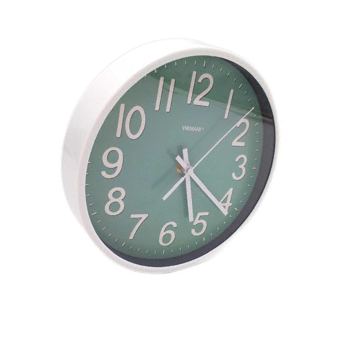 Wanduhr Klein 20cm Modern Grün Lautlos Analog Wohnzimmer Küche Uhr