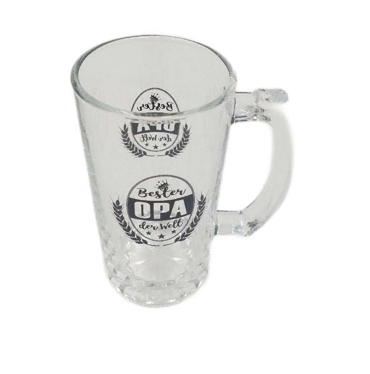 Der Welt Bierkrug Bierglas 05 Liter im Geschenkbox Geschenkidee Ruhestand Opa