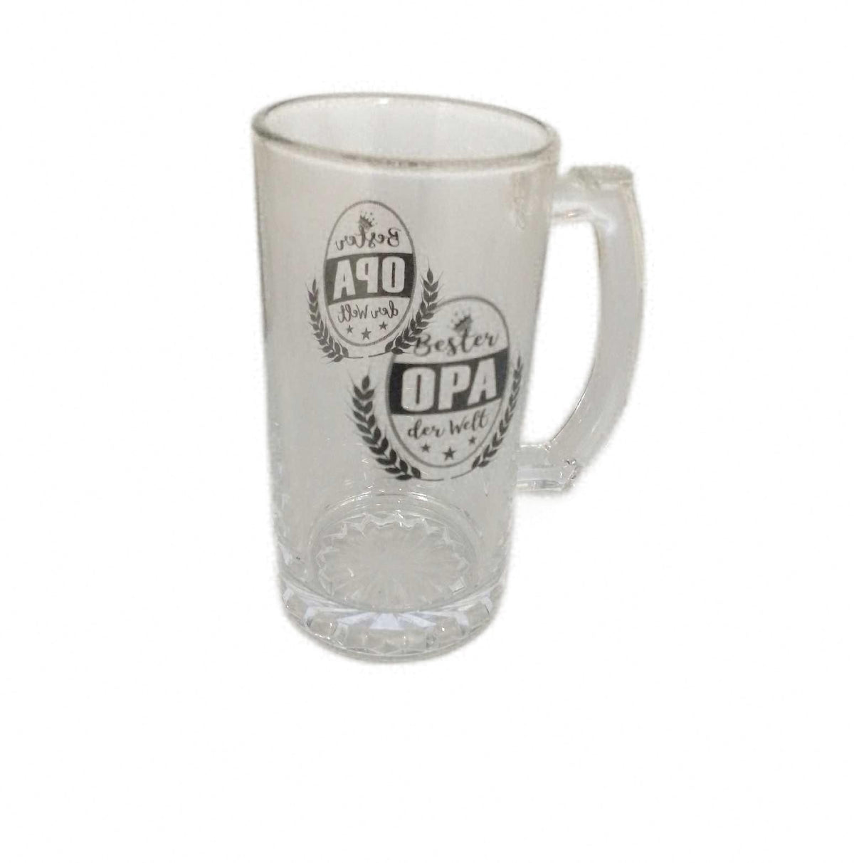 Der Welt Bierkrug Bierglas 05 Liter im Geschenkbox Geschenkidee Ruhestand Opa