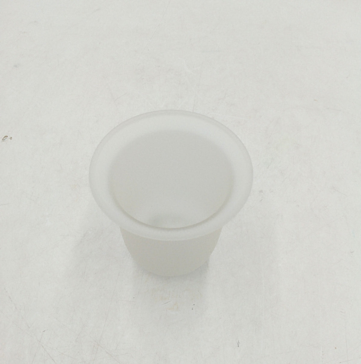 Wenko Bürstenbehälter aus Glas Ersatz Bürstenhalter geeignet für WC Bürsten bis Ø