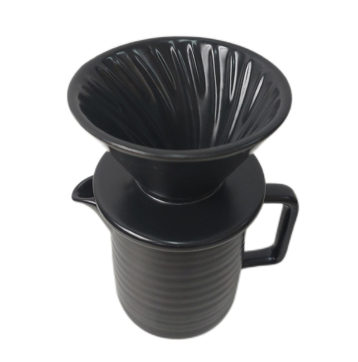 Kaffeefilter Kaffeekanne Küchenzubehör 500ml Porzellan Filterpapier Größe