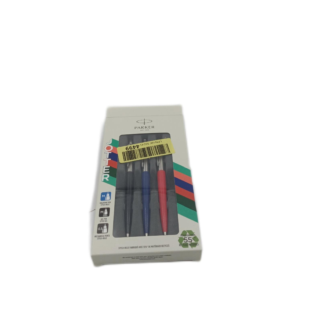 Parker Originals Trio Stift Geschenkset Kugelschreiber Gelschreiber Druckbleistift 55 Prozent recycelte Materialien