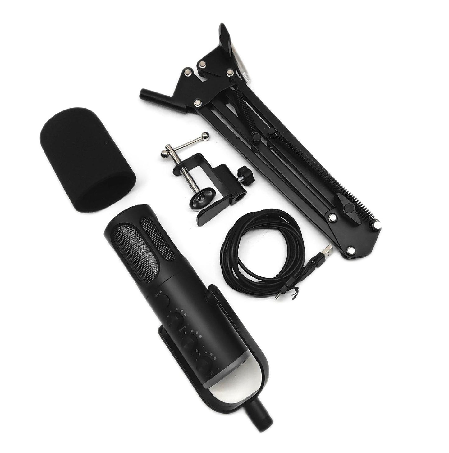 Ortizan Gaming Mikrofon Computerzubehör PC USB Podcast Mikrofon PS45 Geräuschunterdrück