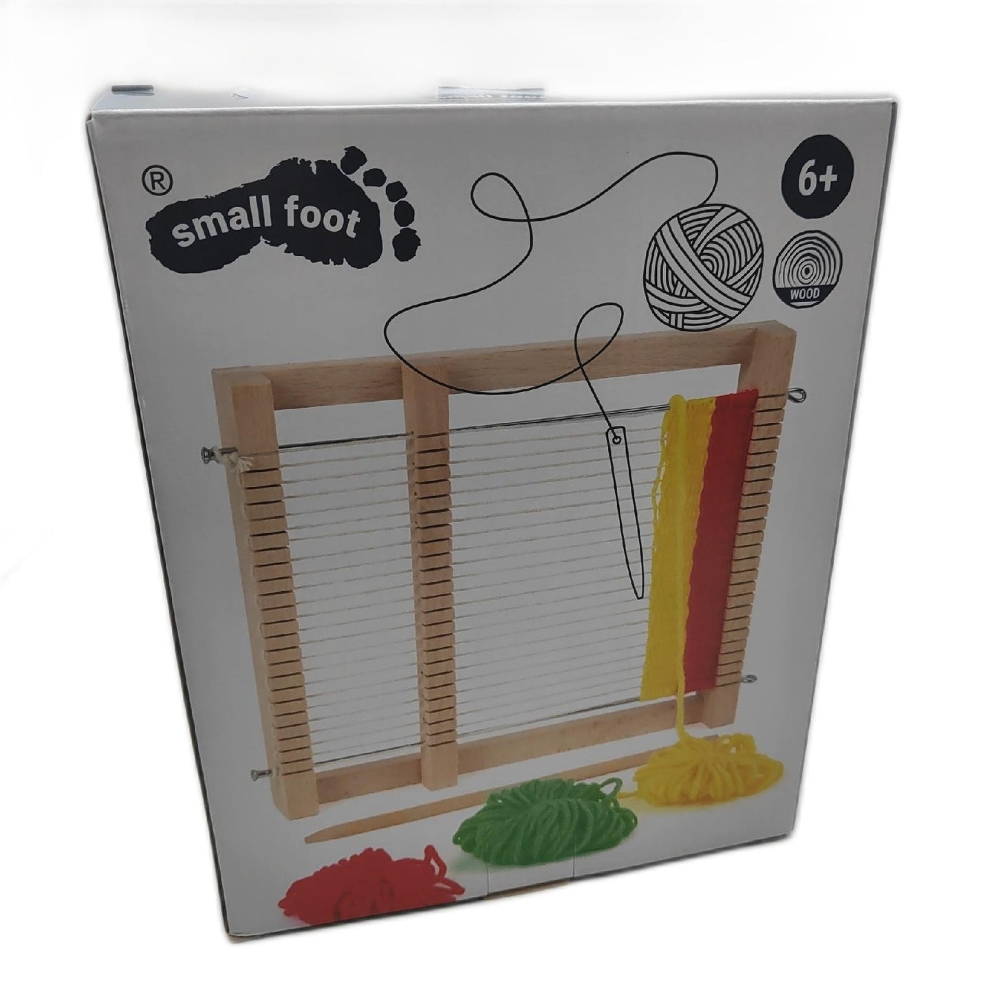 small foot Webrahmen Spielzeug aus Holz Kompakt Modell Wendekamm Handarbeit Kreativspa