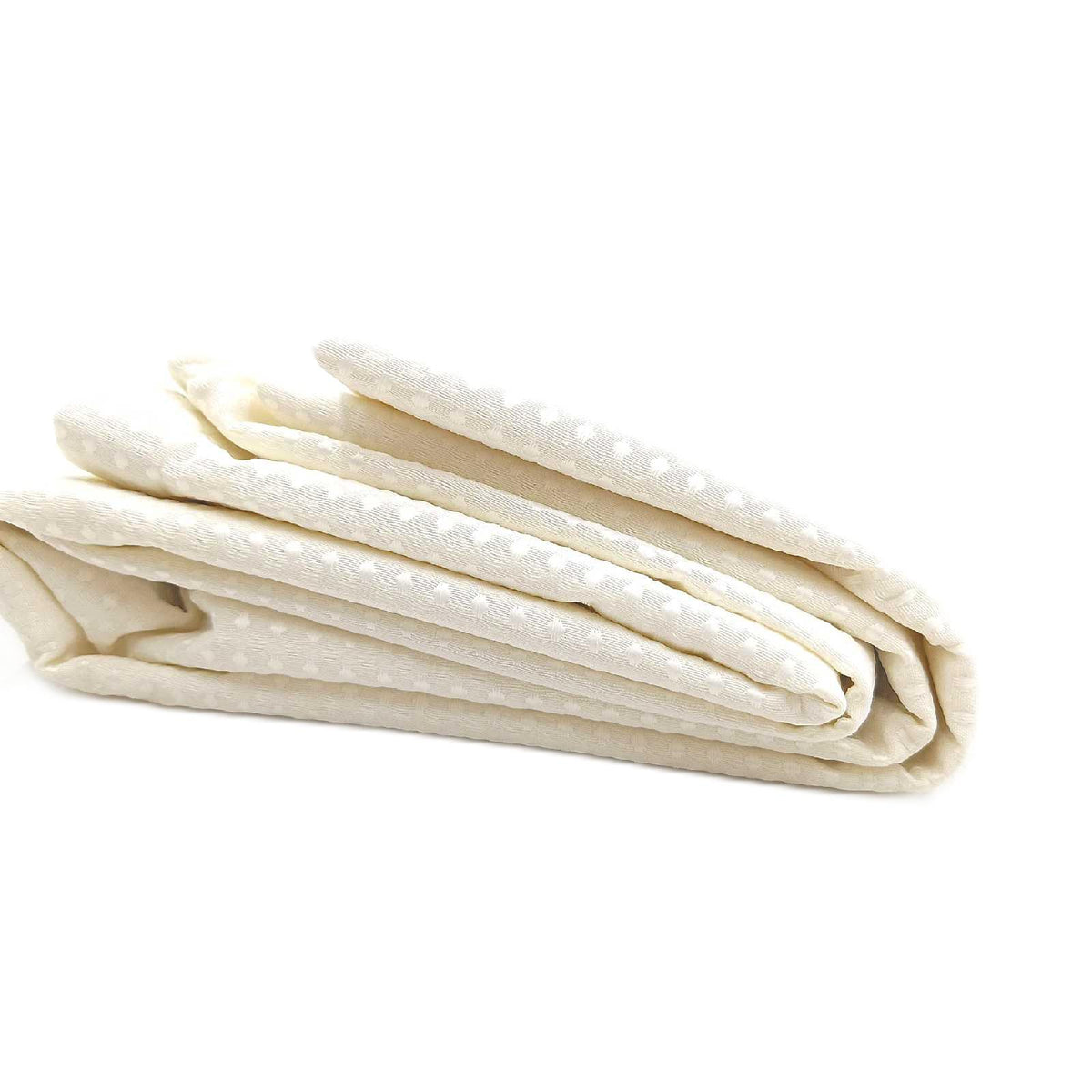 BTTN Duschvorhang Waffel 120x180 cm schmal beige creme Stoff Anti Schimmel innen