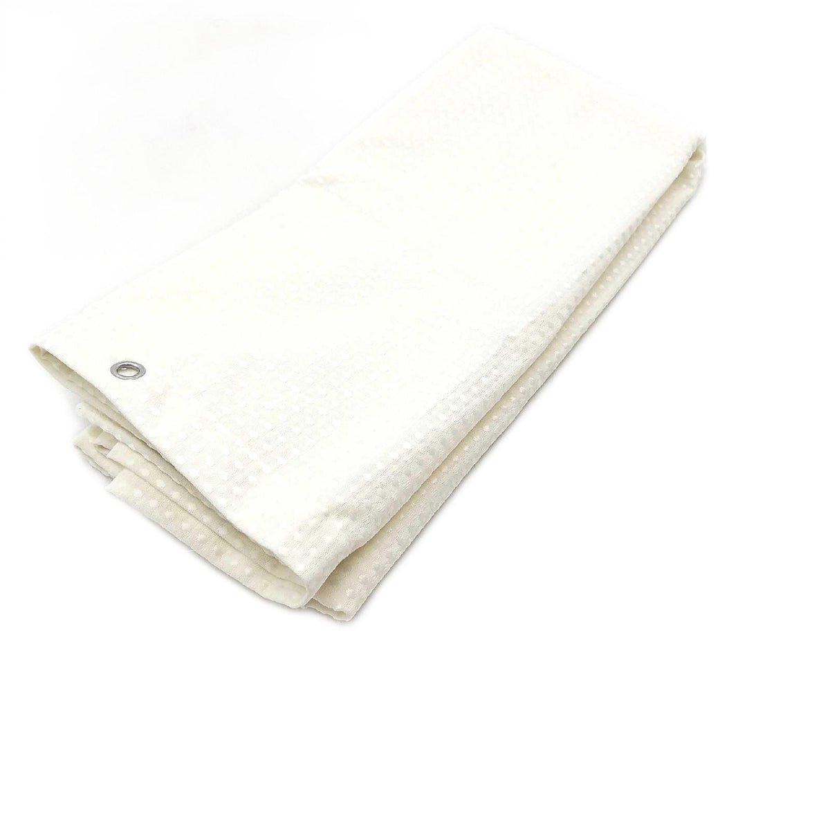 BTTN Duschvorhang Waffel 120x180 cm schmal beige creme Stoff Anti Schimmel innen