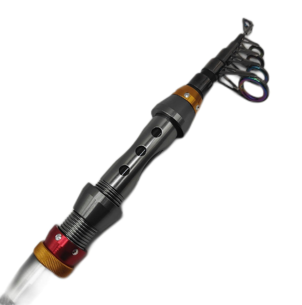 FISHOAKY Angelrute Set Komplett Carbon Fiber Teleskoprute Angelausrüstung Fishing Zubehör