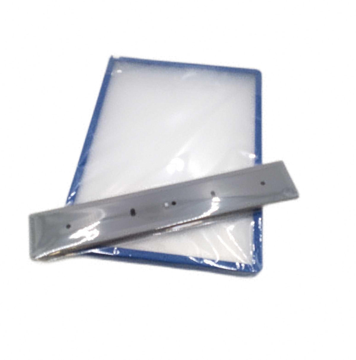 QWORK Magnetischer Wand Sichttafelsystem 5 Sichttafeln A4 Blau Sichttaschen Set
