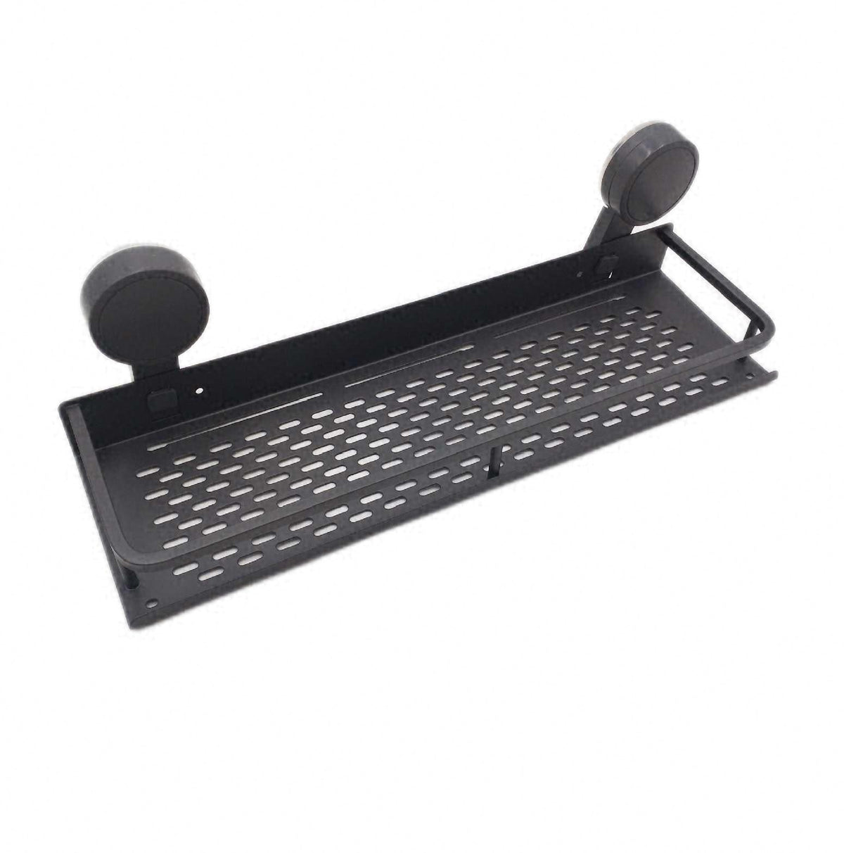 lesulety Saugnapf Duschablage ohne Bohren Grau 40 cm Ablage Dusche Bad Regal