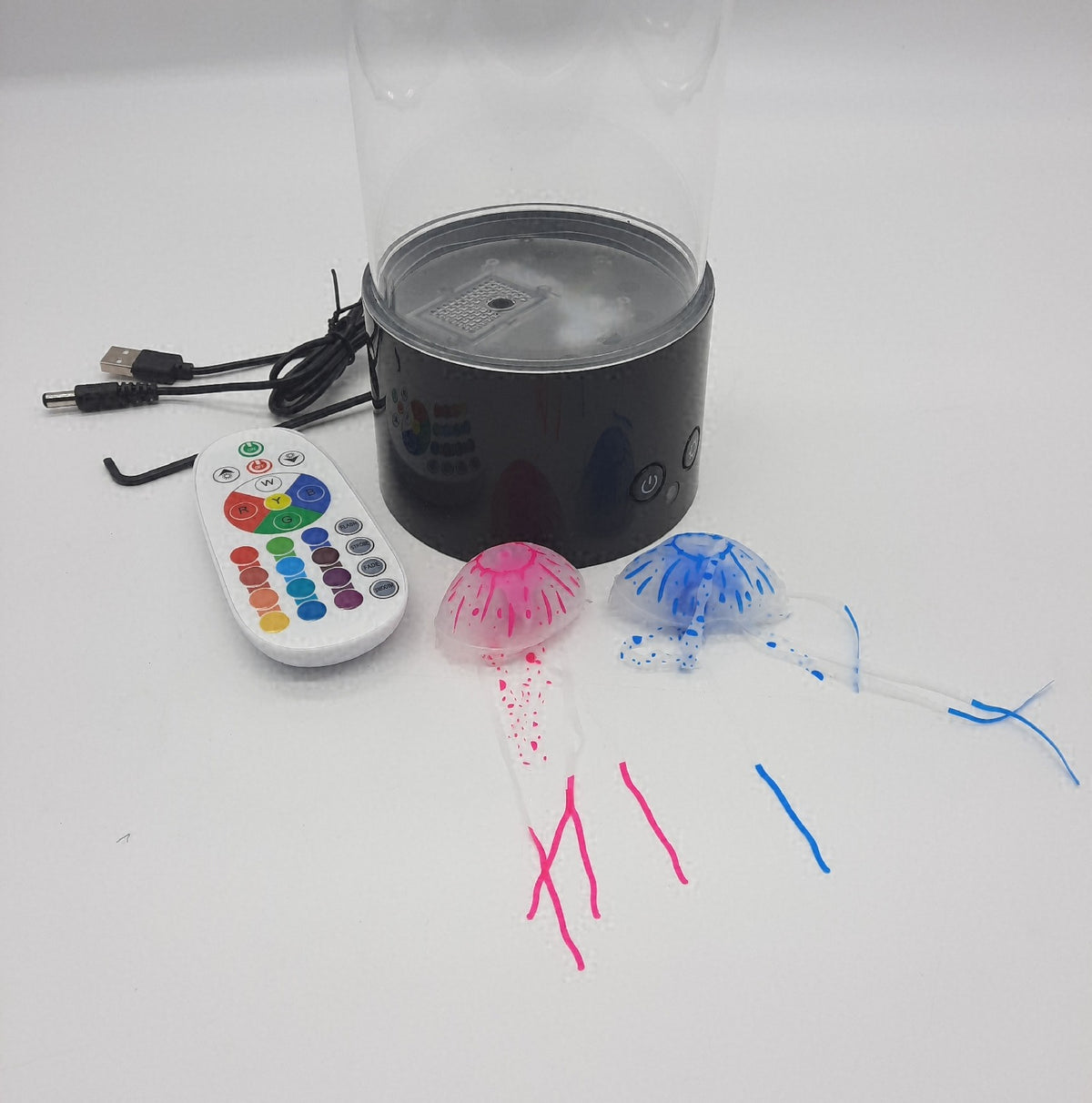 AONESY Jellyfish Lamp Quallen Lampe 17 Farben Fernbedienung stimmungslicht Meerestiere