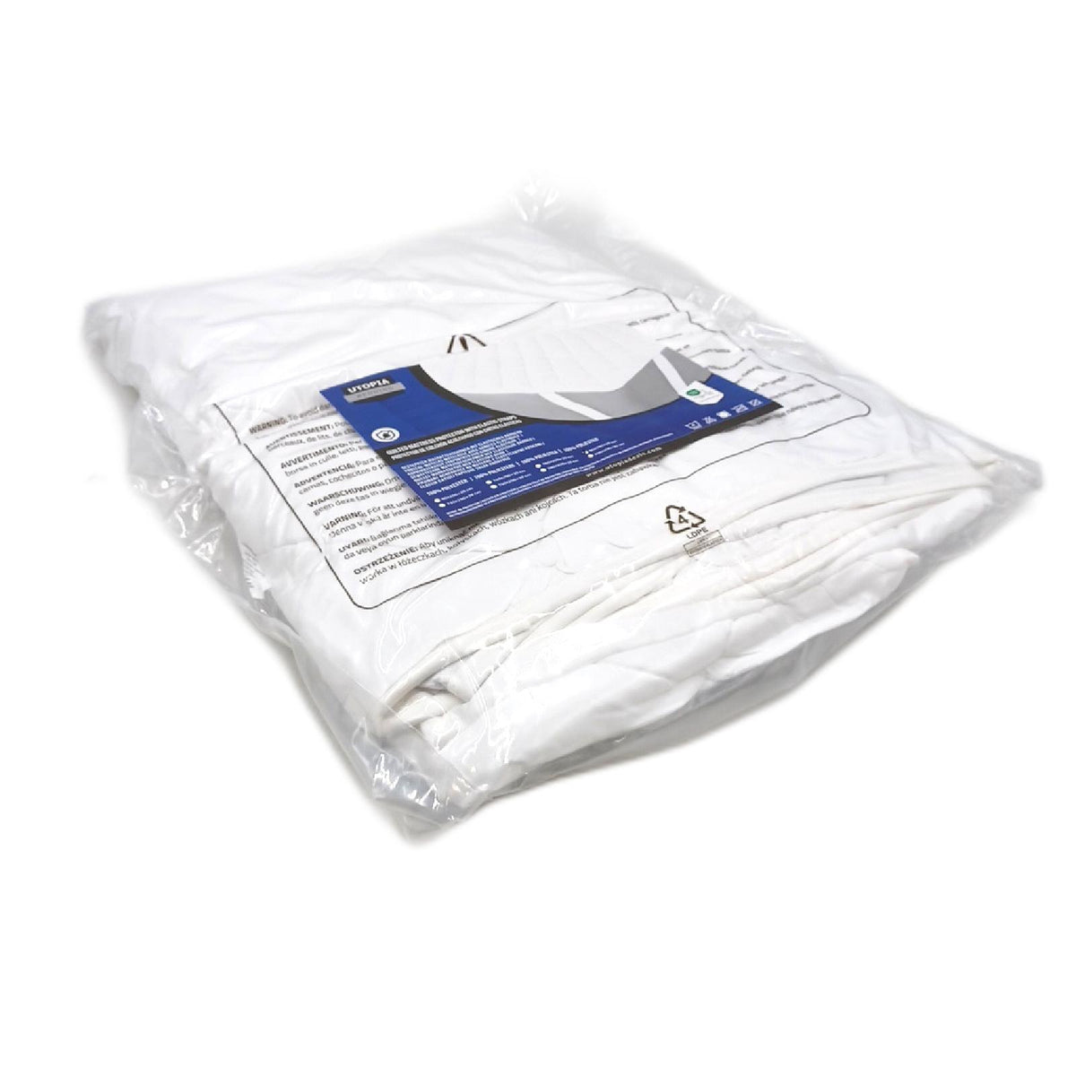 Utopia Bedding gesteppte Matratzenauflage 90 x 190 cm weich komfortabel made in EU