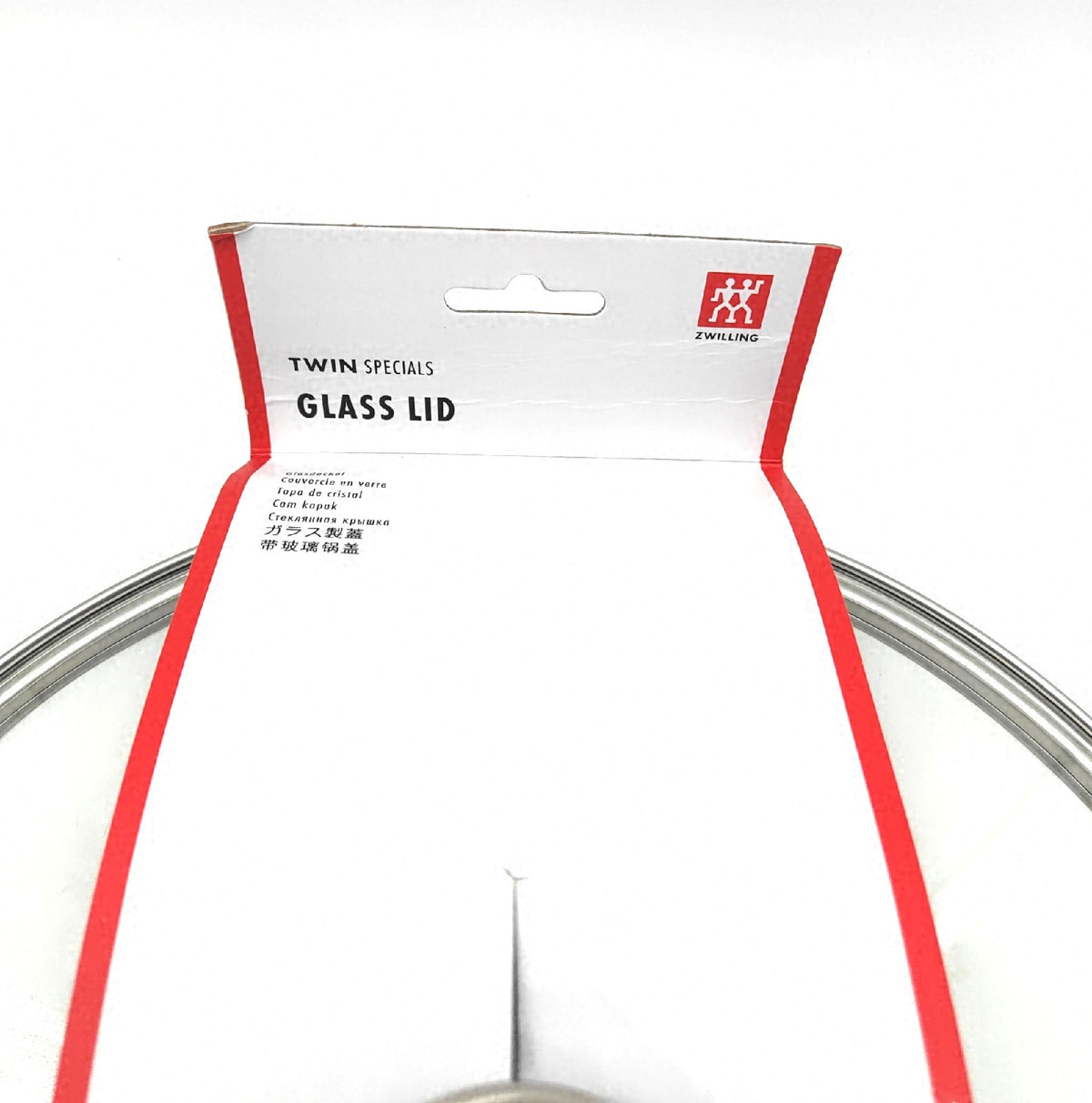 ZWILLING Twin Specials Glasdeckel 30 cm Glas Edelstahl Silber Topfdeckel passend Kochgeschirr