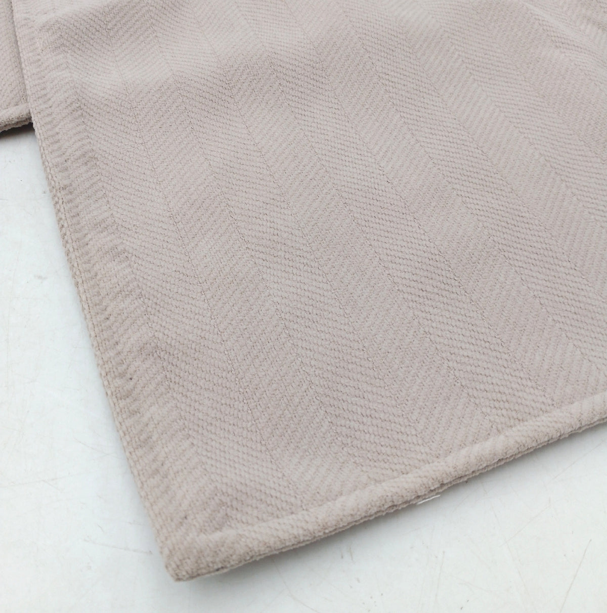 MIULEE 2er Kissenbezug 50x50 cm Beige Chenille Kissenhülle Sofakissenbezug Set