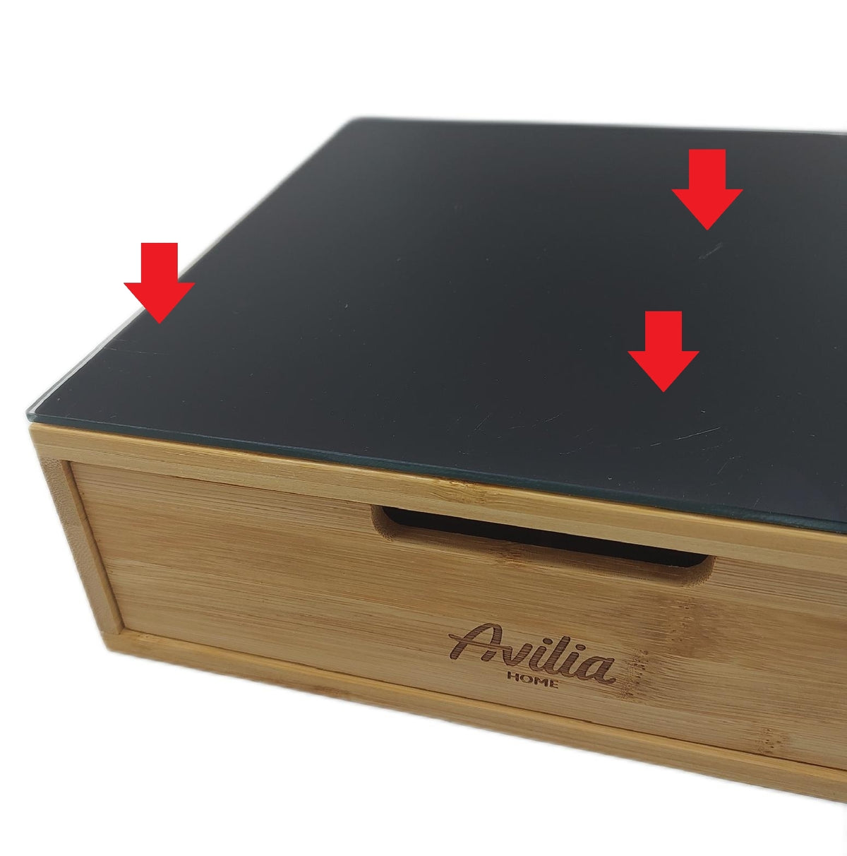 Avilia Kapselhalter Schublade Küchenzubehör Bamboo Pod Ablage KRATZER Design