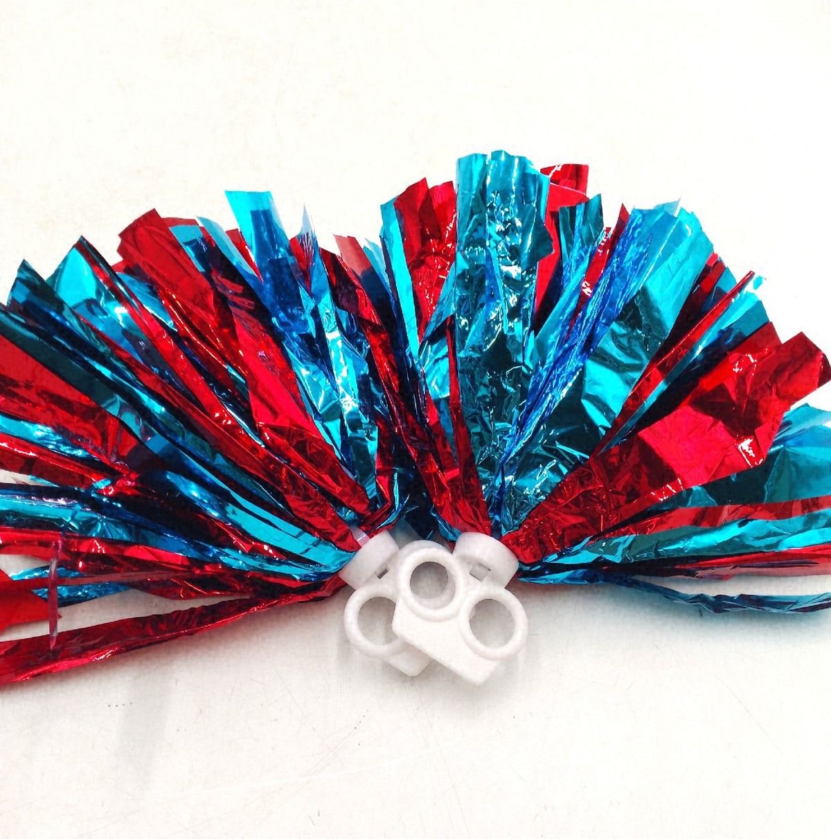 Nuyoah Cheerleader Pompons 2 Stück Pompoms Cheerleading Zubehör bunt leicht
