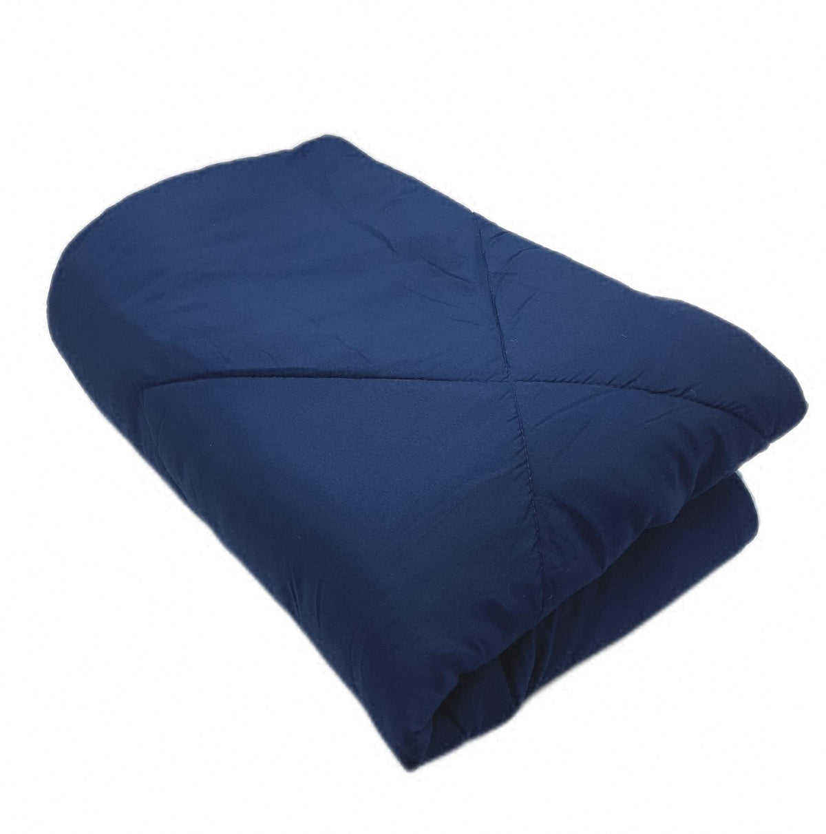 Amazon Basics Wende Steppdecke Mikrofaser 135 x 200 cm Marine Himmelblau