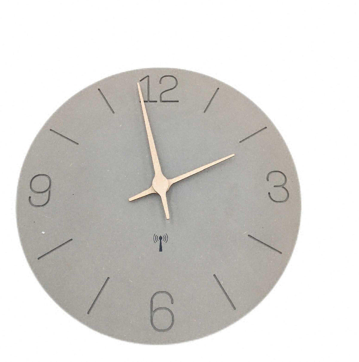 Funkuhr MDF Holz Wanduhr 30cm Lautlos Ohne Tickgeräusche Quarz Batterie Betrieb