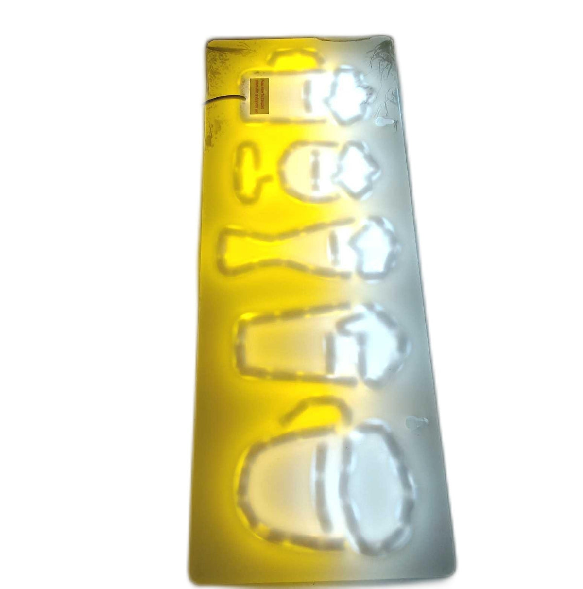 FITNATE Bier Neon Schild Bar Leuchtschild Acryl Barschild Leuchtreklame Wand durchsichtig