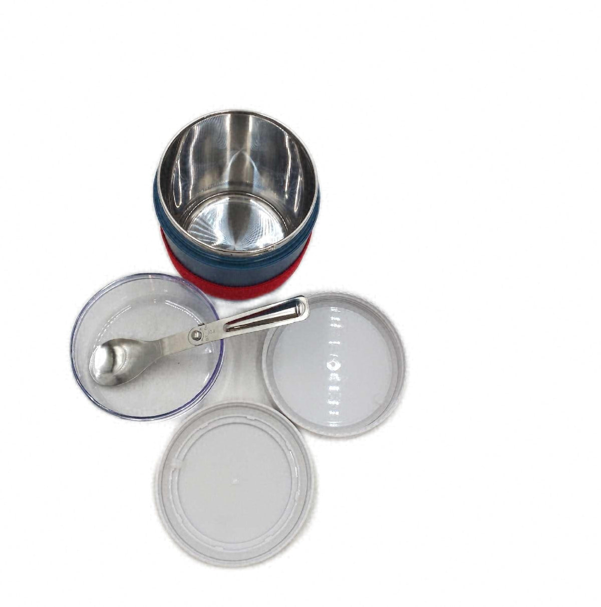 Pameil Mueslibecher to go 500ml Isolierter Edelstahl Joghurtbecher zum Mitnehmen