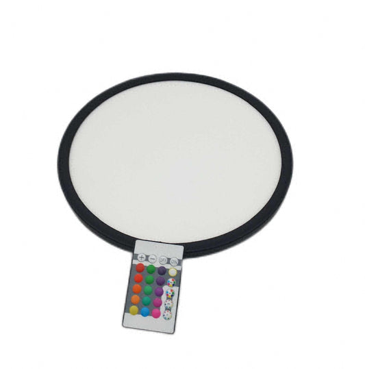 BKLicht LED Deckenlampe mit indirektem Licht Fernbedienung buntes RGB W Licht