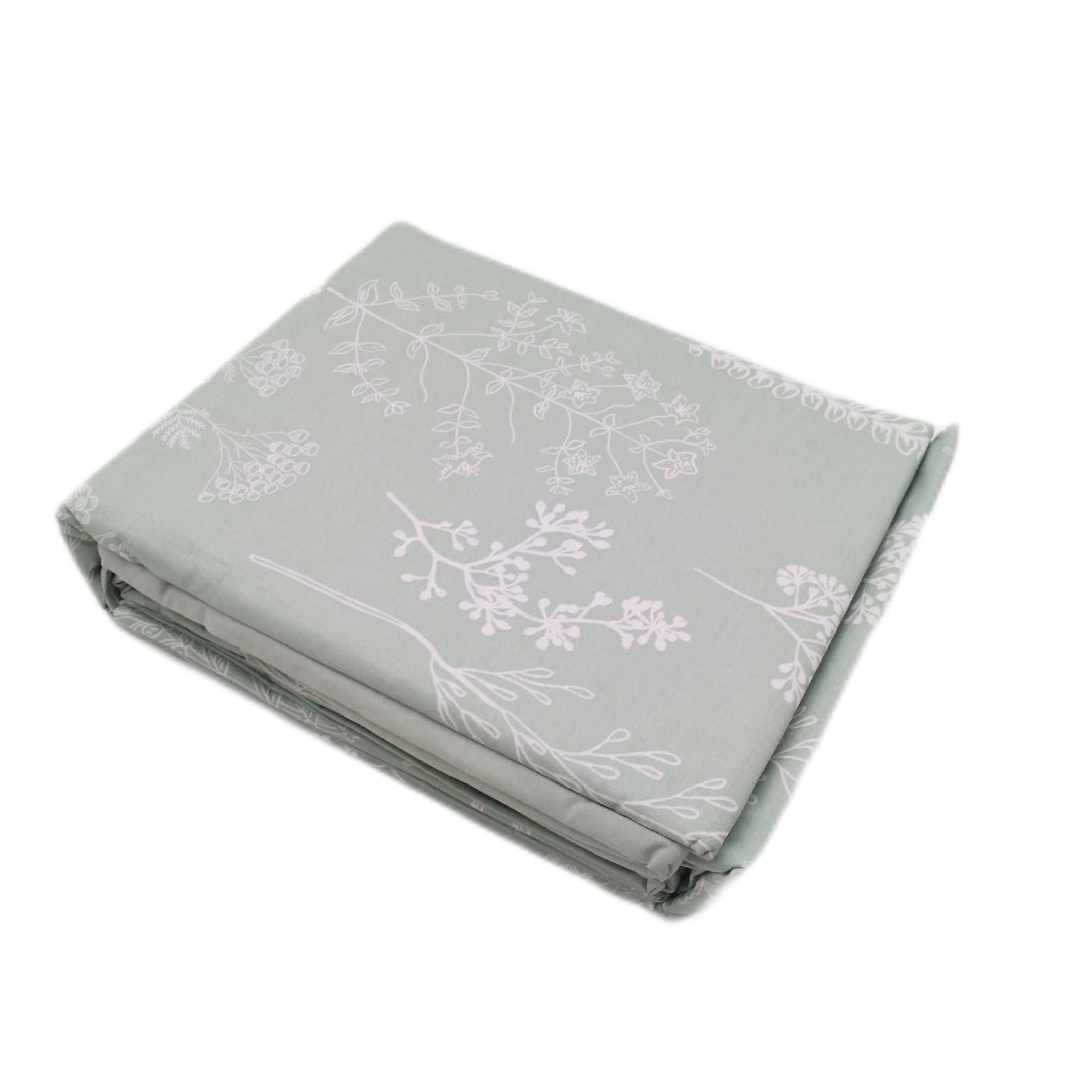 BEDSURE Bettwäsche 135x200 4teilig Baumwolle Bettwäsche Set Grün mit Bettbezug und Kissenbezügen