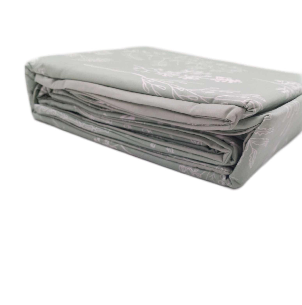 BEDSURE Bettwäsche 135x200 4teilig Baumwolle Bettwäsche Set Grün mit Bettbezug und Kissenbezügen