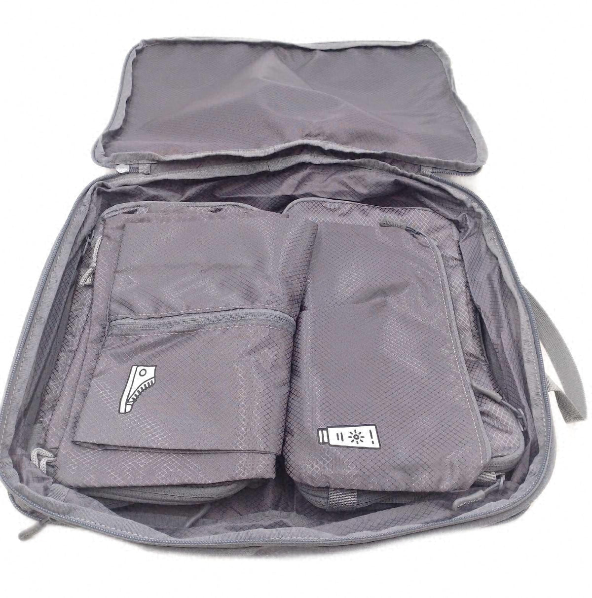 8 Stück Koffer Organizer Packing Cubes wasserdicht Kompression Reise Packwürfel Set
