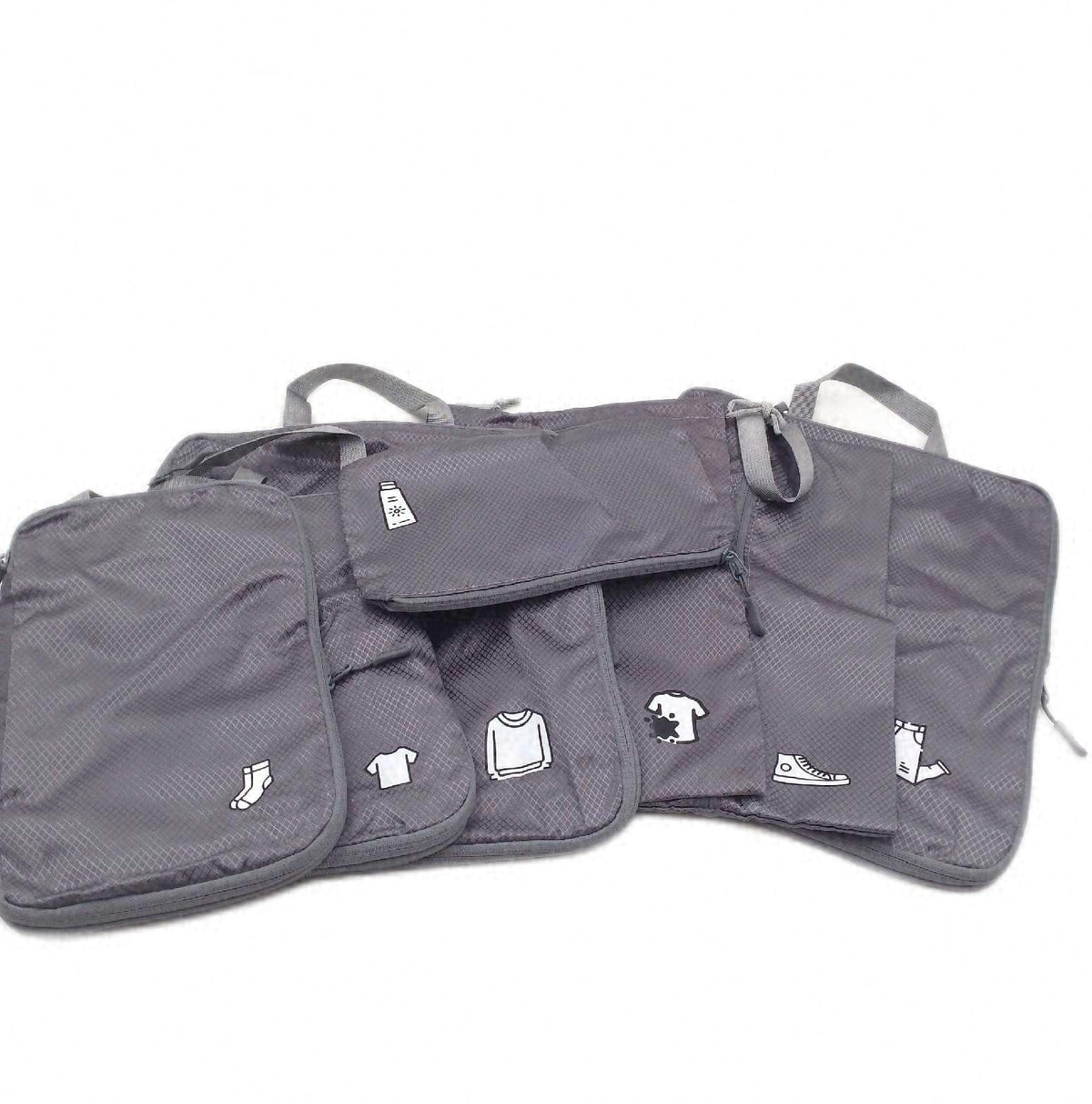 8 Stück Koffer Organizer Packing Cubes wasserdicht Kompression Reise Packwürfel Set