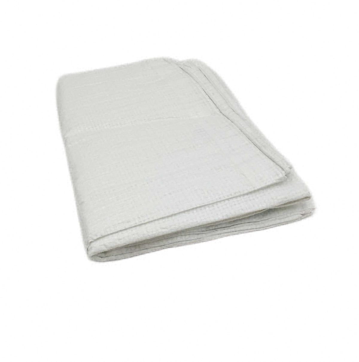 Weiße Abdeckplane 3 x 3 m wasserdicht 55 gm² mit Ösen Autoabdeckung Schutzplane