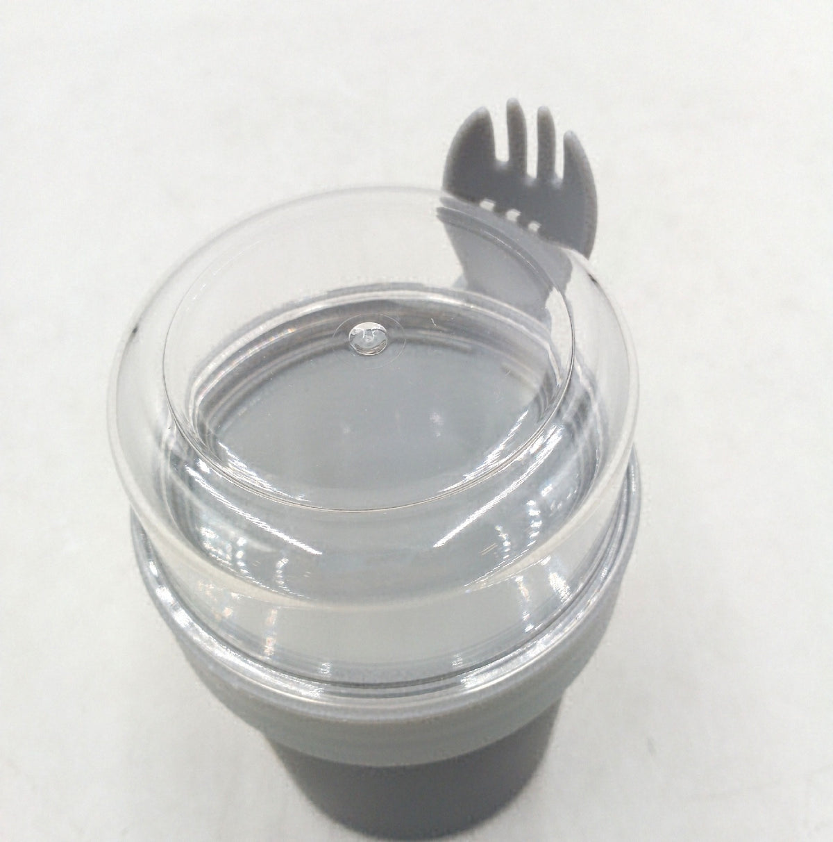 Unbekannt to go Löffel Auslaufsicherer Müslibecher Joghurtbecher mit Unterteilung to go