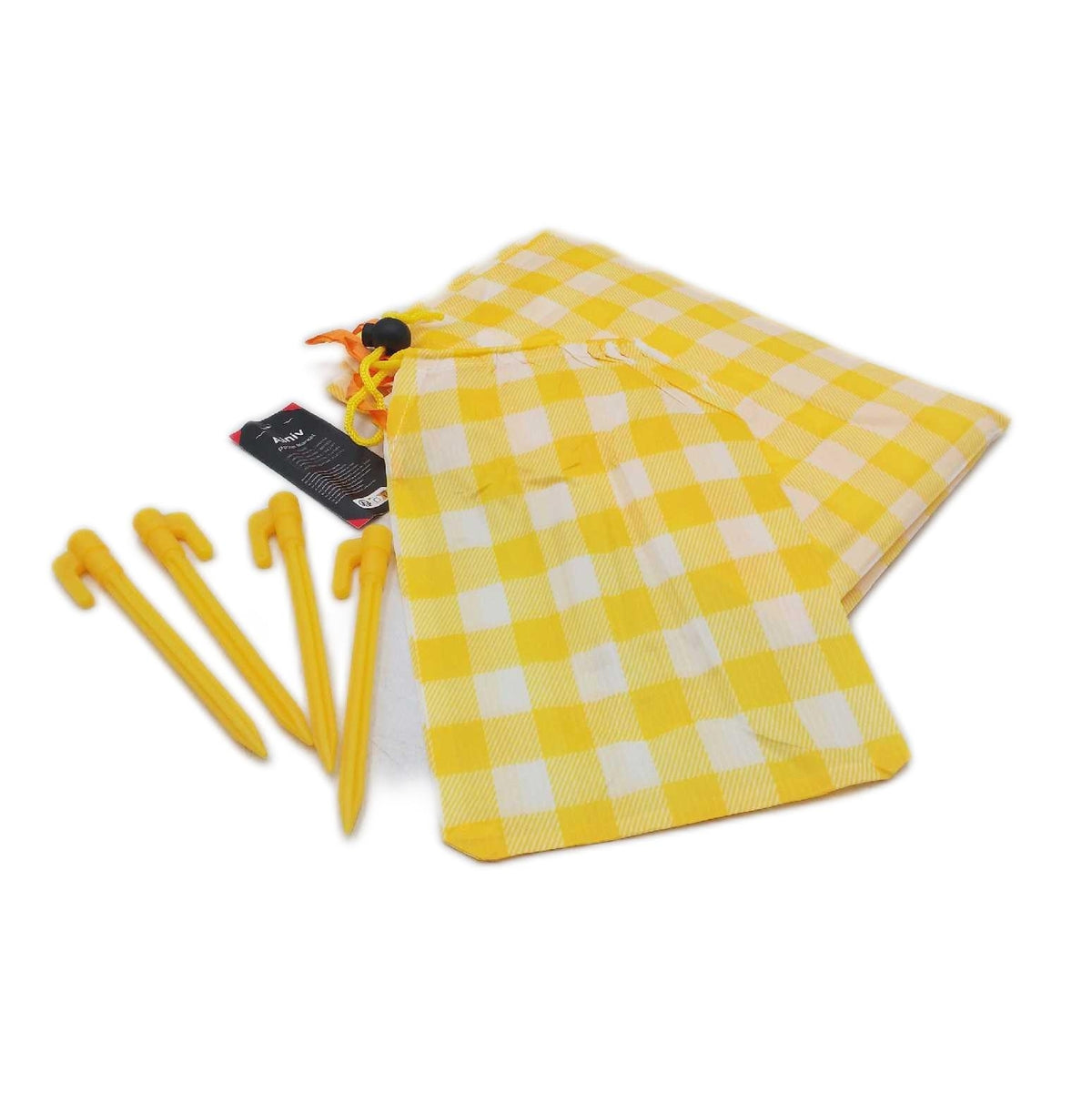 Ainiv Strandmatte 140x200cm Mini Picknickdecke Tragbare Stranddecke leicht und kompakt