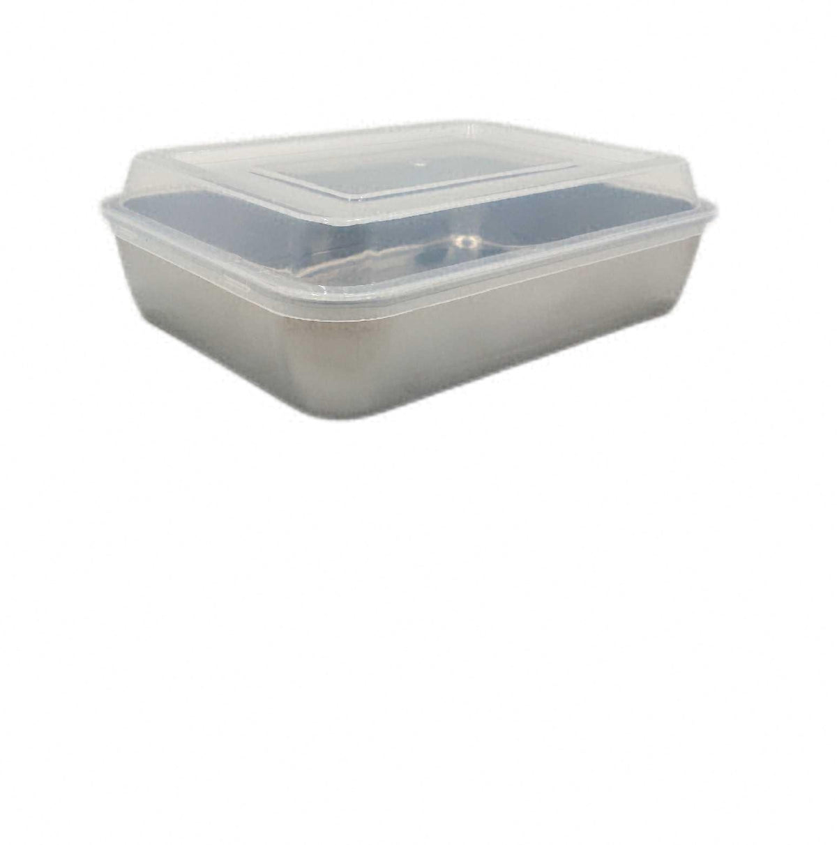 Herogo henform Tief Backblech mit Deckel 238 x 180 x 50 mm Edelstahl rechteckig