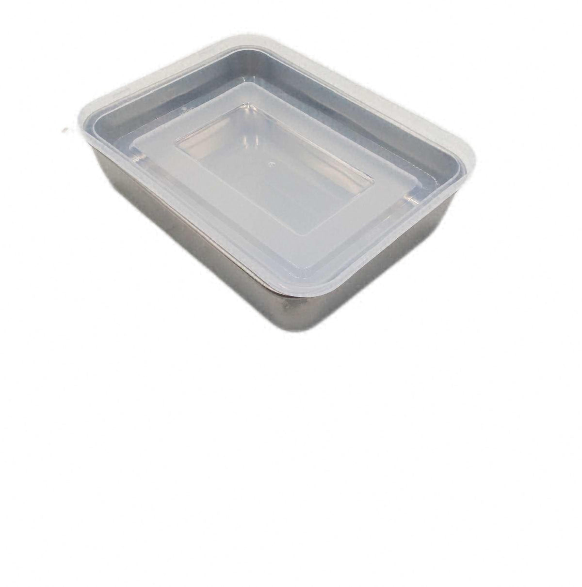 Herogo henform Tief Backblech mit Deckel 238 x 180 x 50 mm Edelstahl rechteckig
