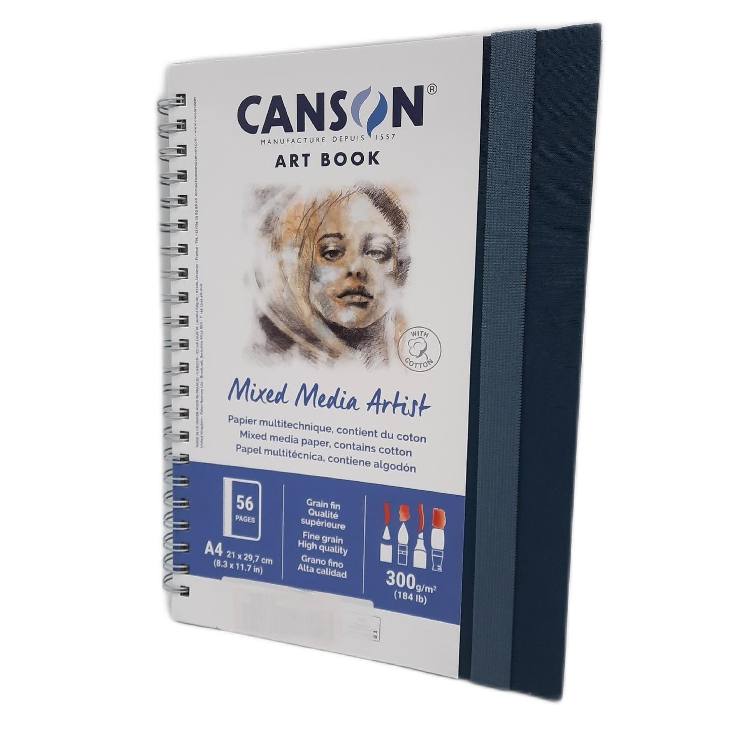 Canson Multifunktionspapier Künstlerbedarf Professional Book feine Körnung 300 gqm hochwertig