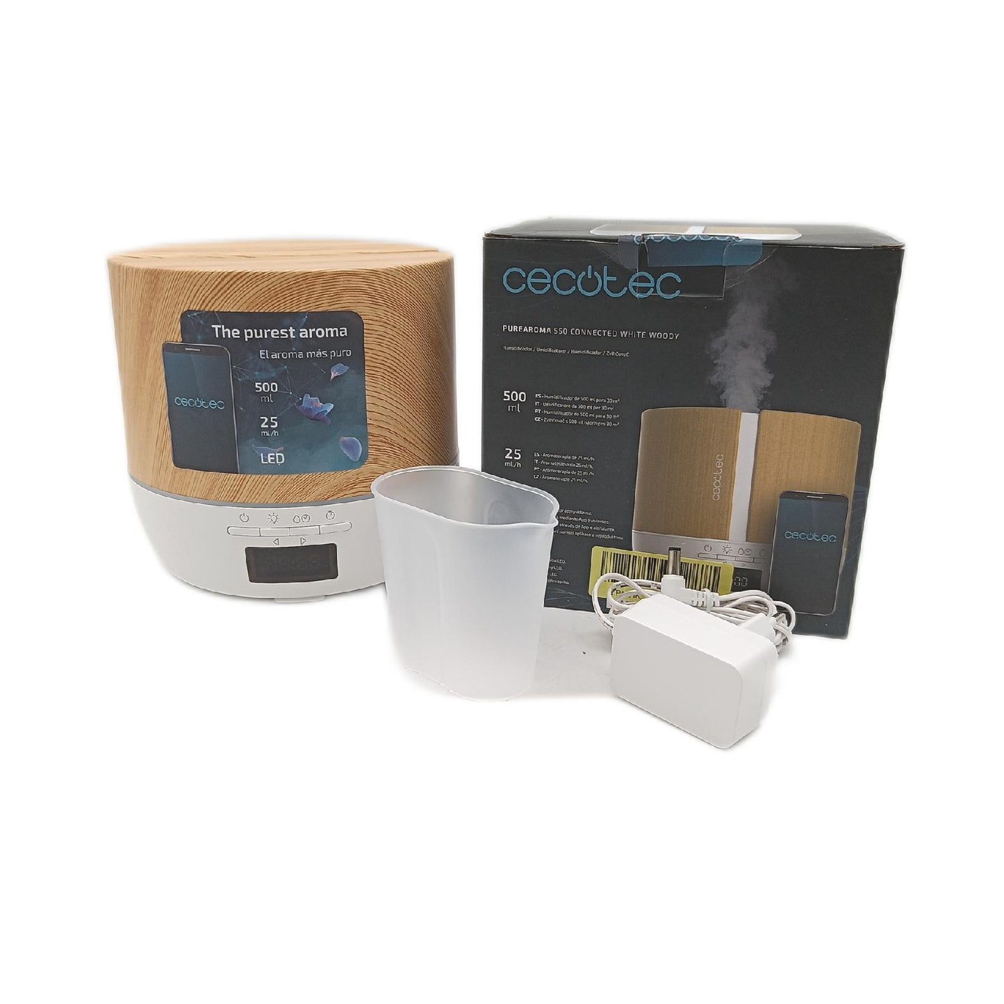 Cecotec Aromavernebler Haushalt Difusor de aromas PureAroma 550 Connected White
