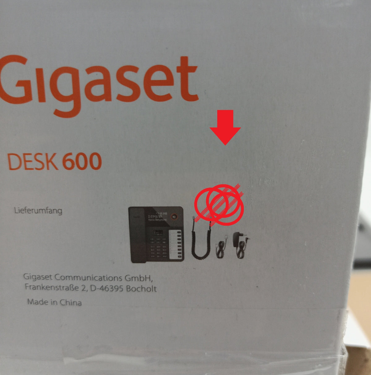 Gigaset Desk 600 schnurgebundenes Telefon ohne Zubehor schwarz
