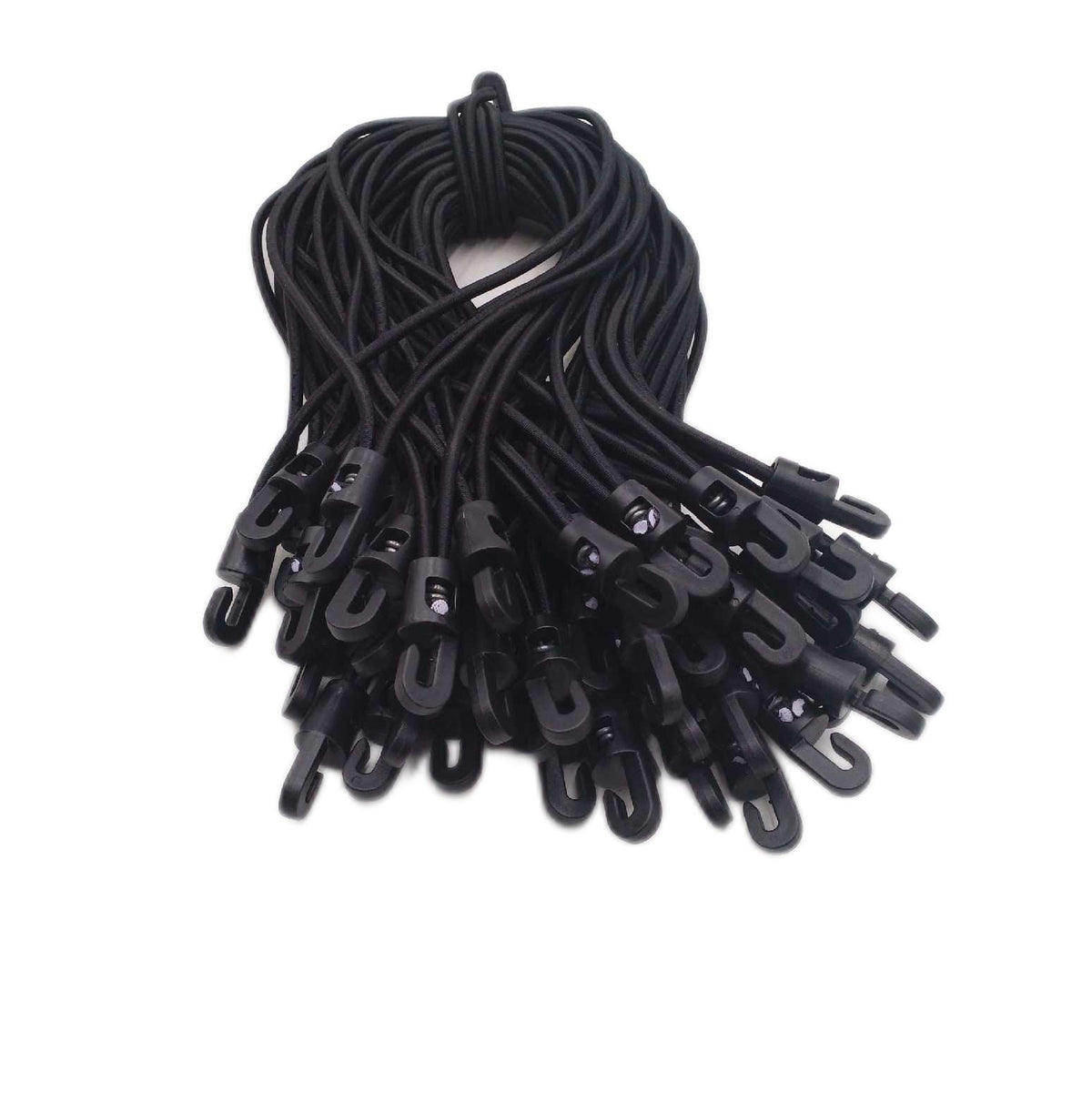 BINCKIN Spanngummi Haken 25 cm 50 Stück Gummispanner Haken Planenspanner Haken