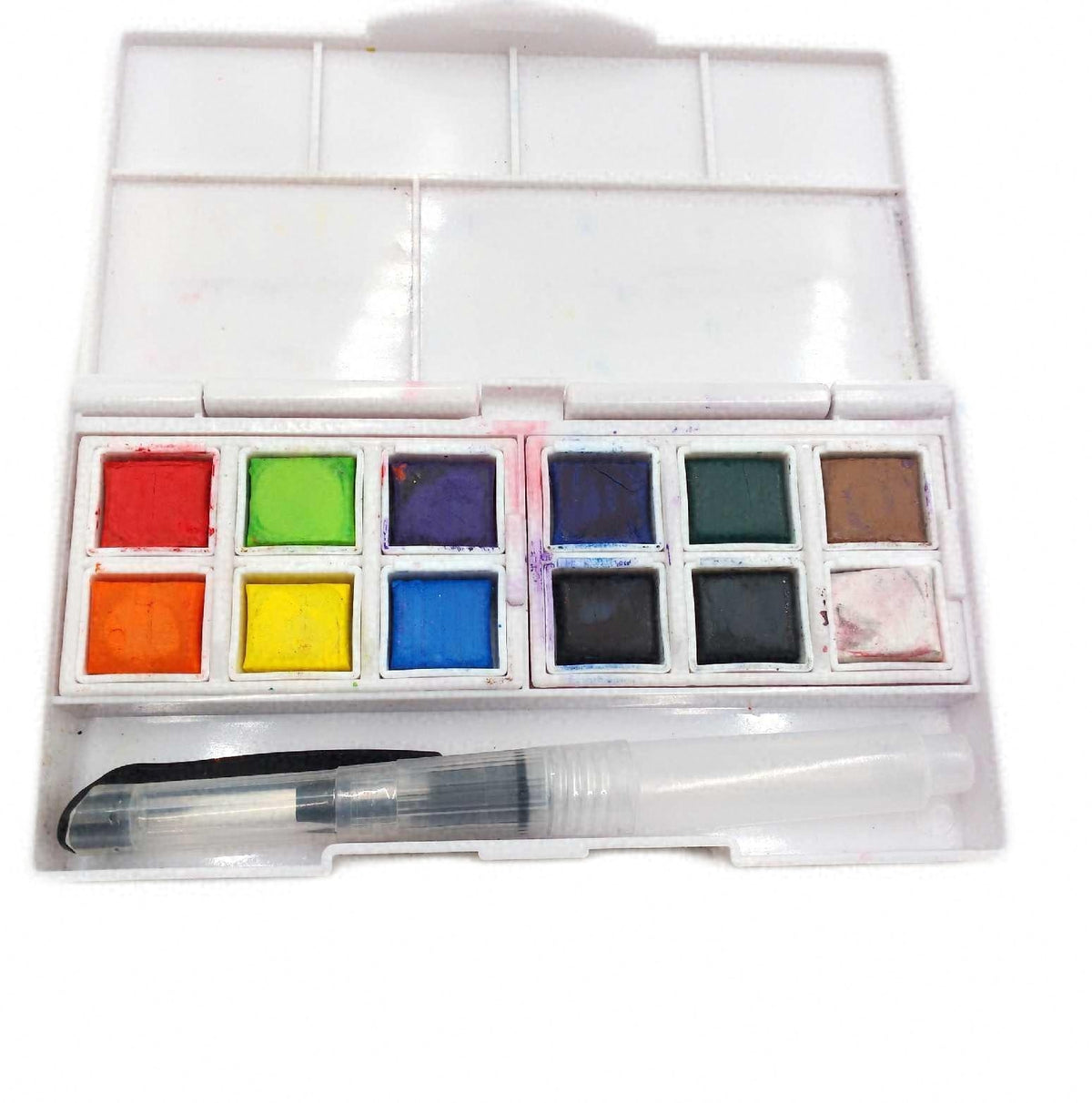 Derwent Aquarellfarben 12teiliger Malkasten Watercolour Paint Set zum Malen und Künstlerbedarf
