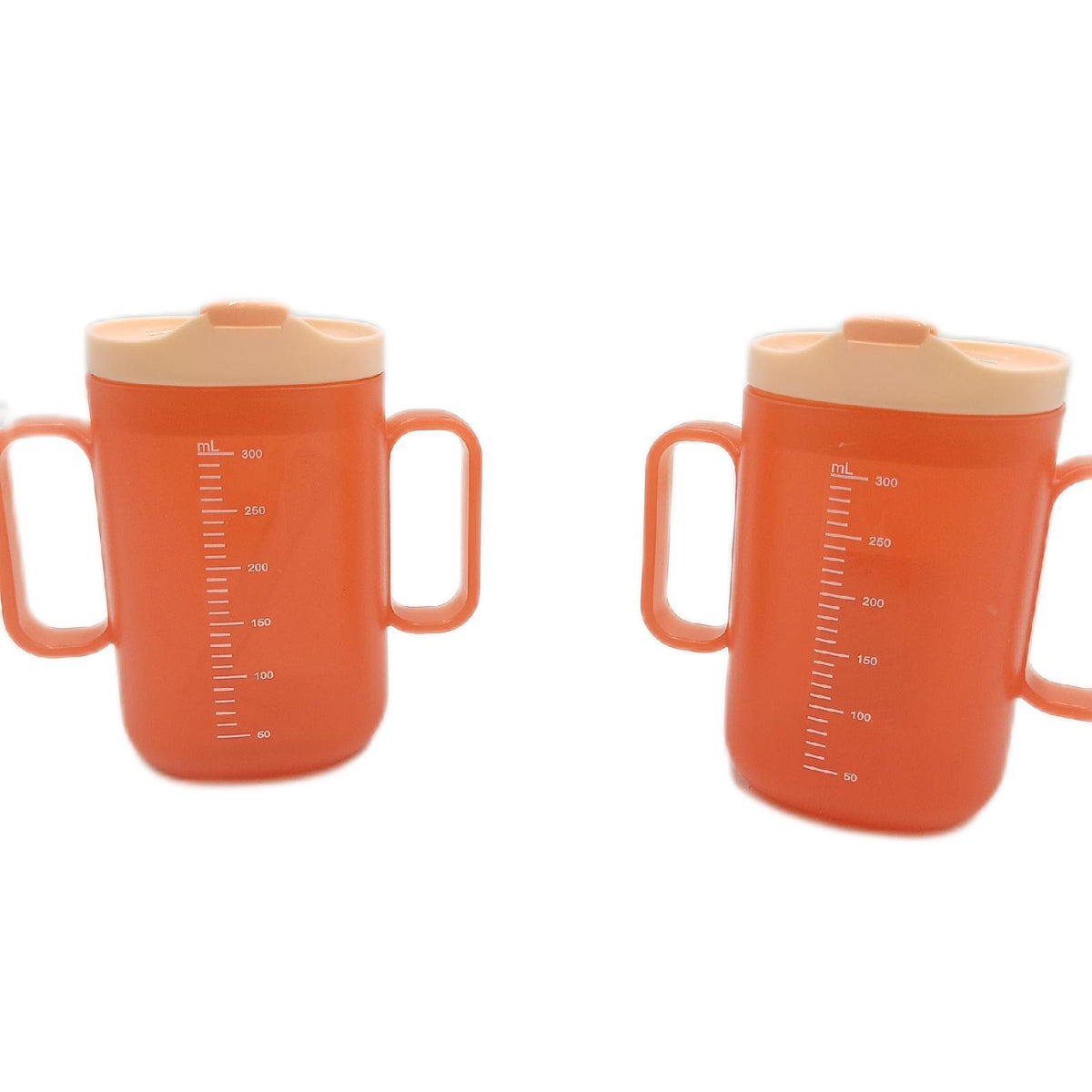 ZMCVOE Schnabeltasse Senioren Trinkbecher 300ml 2er Set Schnabelbecher Hilfsmittel