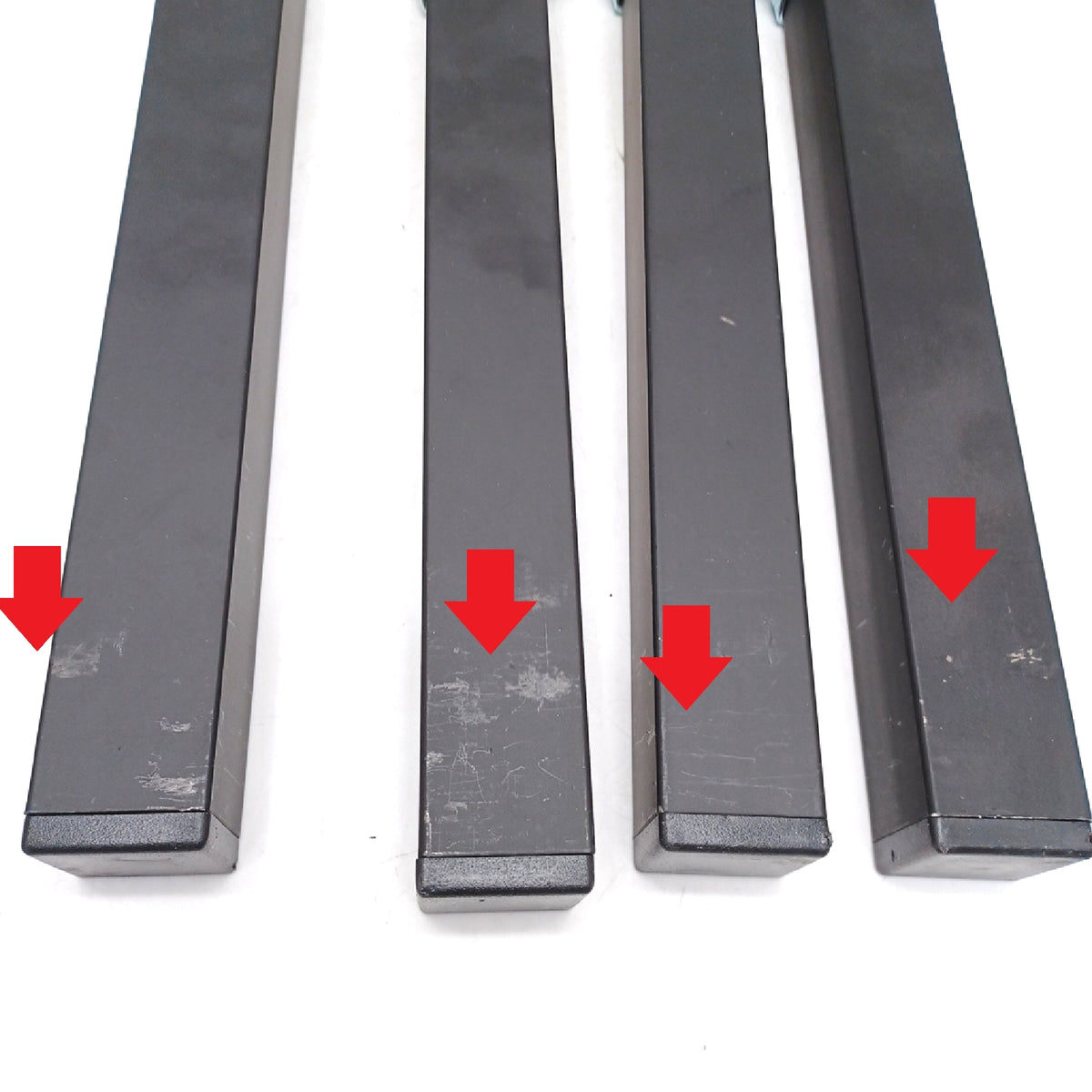 EL ZORRO Zorro 81402 Satz 4 Metall Federfüße ohne Räder 275x30x30 mm gebraucht