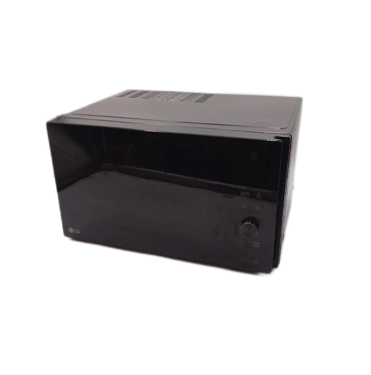 LG MH7265DPS Mikrowelle gebraucht mit Kratzern und fehlendem Tellerantrieb